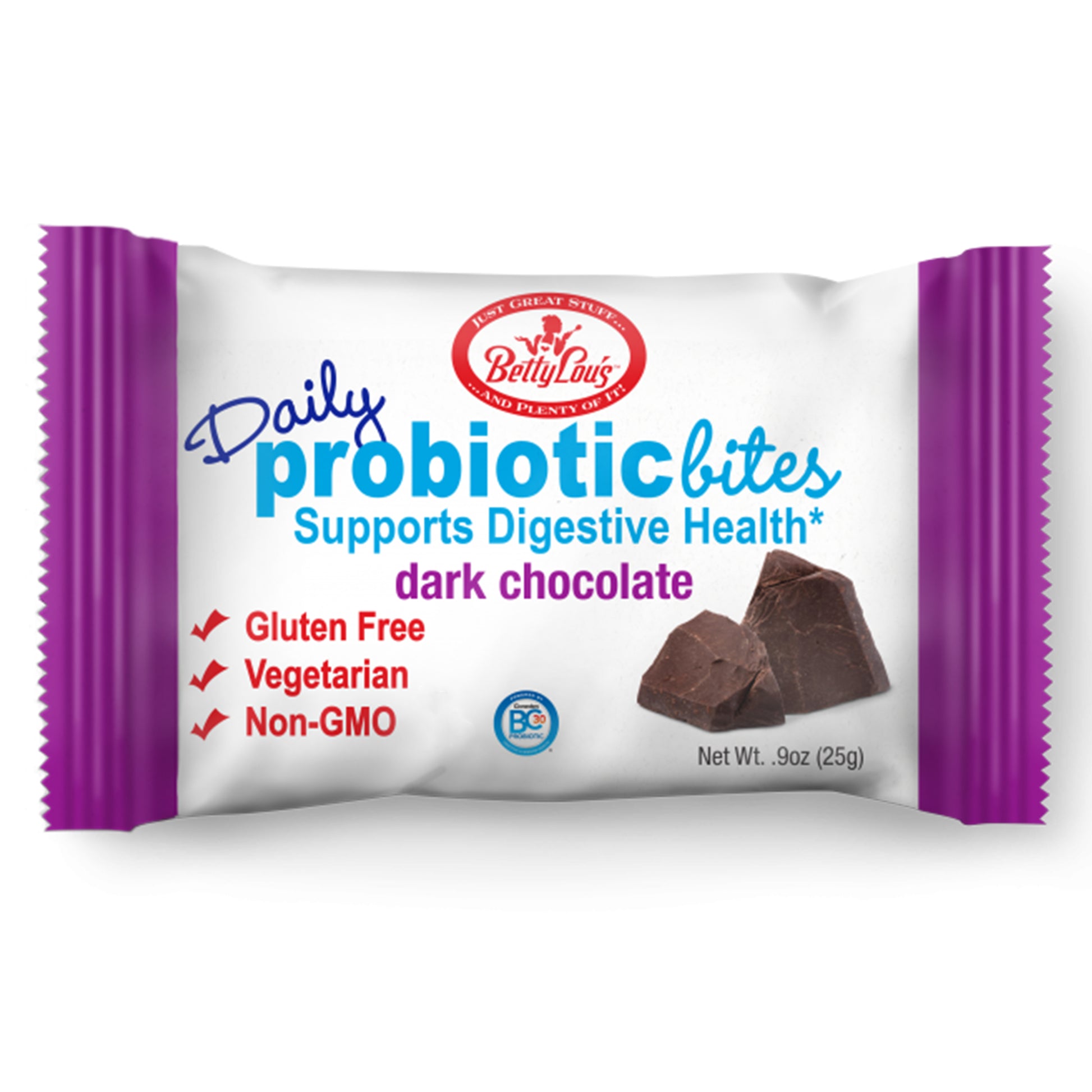 Probiotic Bites dark chocolate