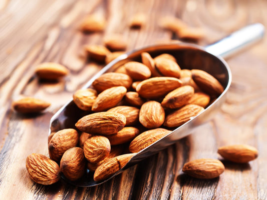 scoop of almonds