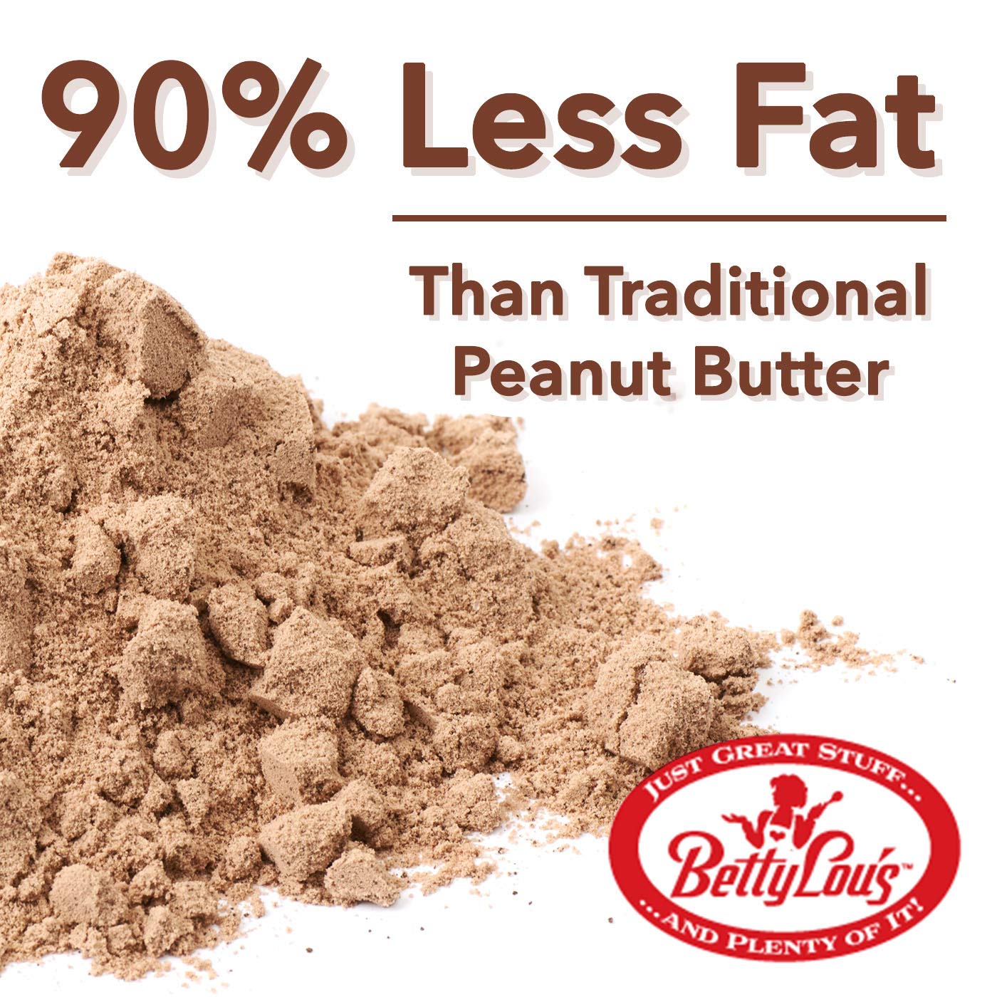 90% less fat